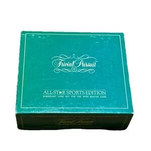 Vintage 1988 Trivial Pursuit All Star Sports Edition UPC 25235 00009 New Open Bo